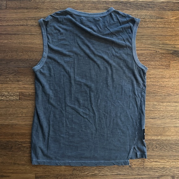 Men’s True Religion Gray Cotton Sleeveless T-Shirt. Russell Westbrook collab - Picture 4 of 5